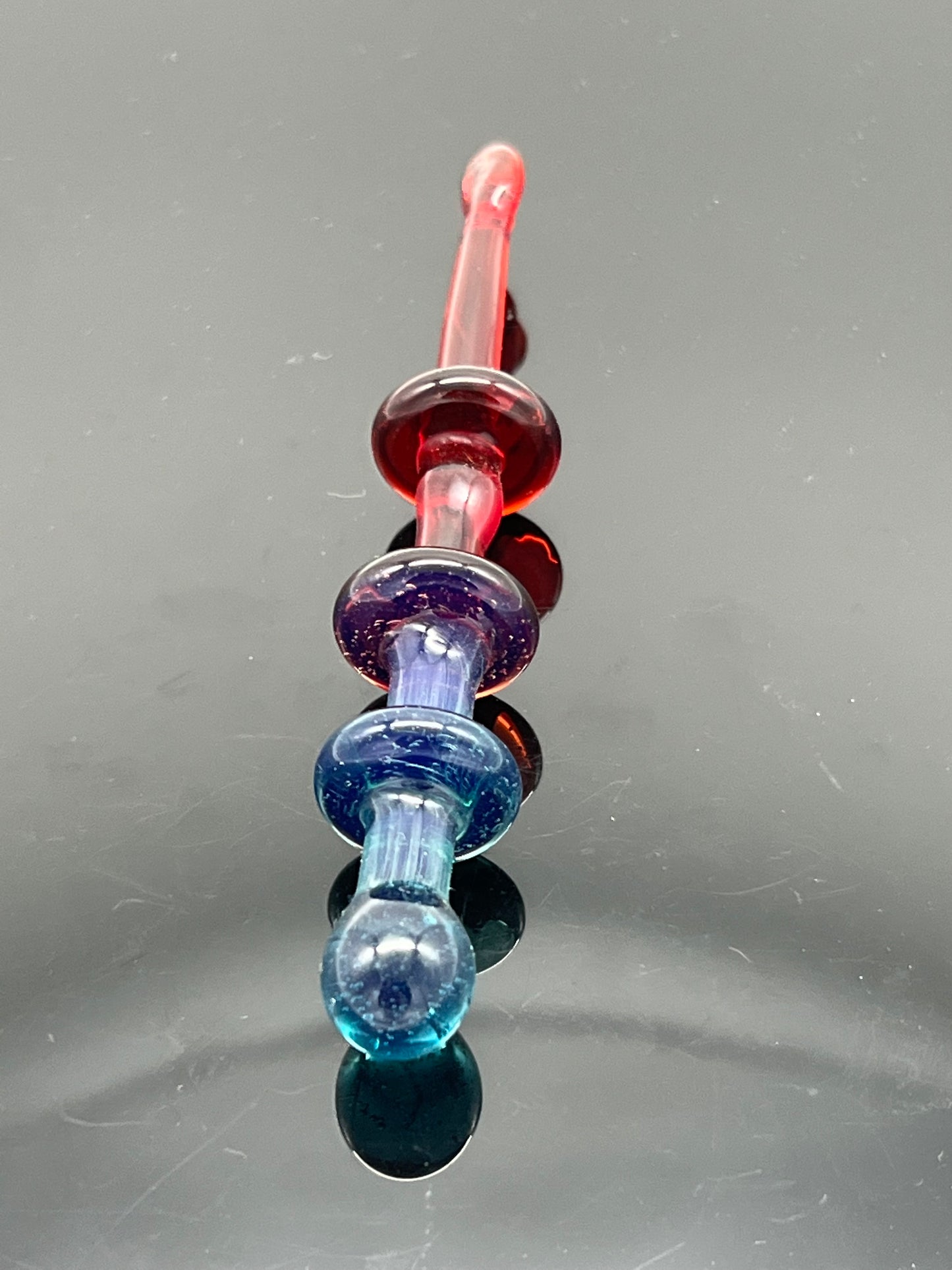 Blue Stardust with Pomegranate Red Dabber