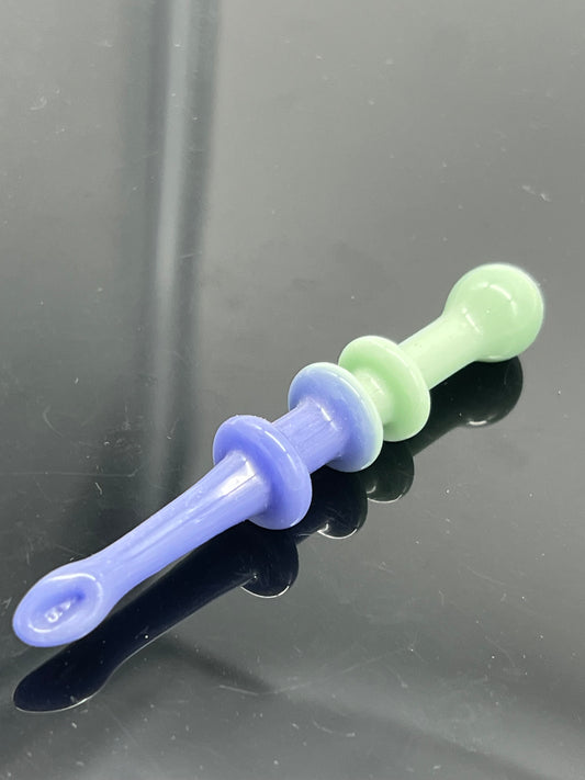 Milky Green and Purple Dabber