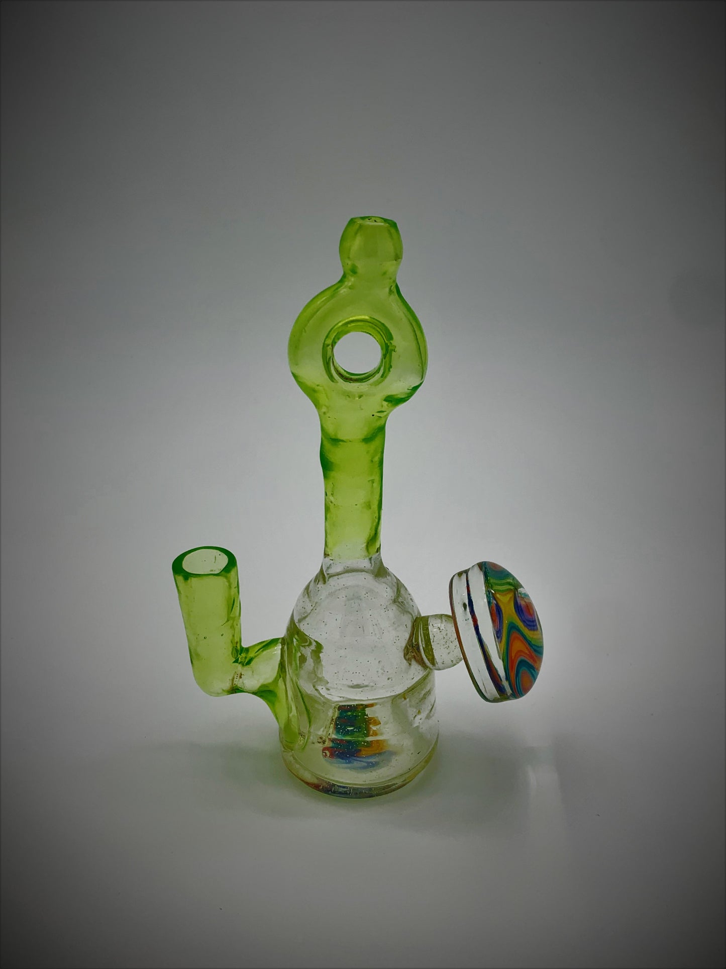 14mm Sublime with UV Encalmo Base with a Reveral WigWag Dab Rig